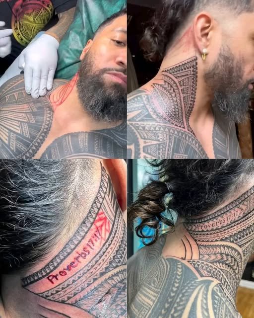 🔥 INKED IN BLOODLINE PRIDE: Jey Uso Unveils Bold New Neck Tattoo – Fans React!