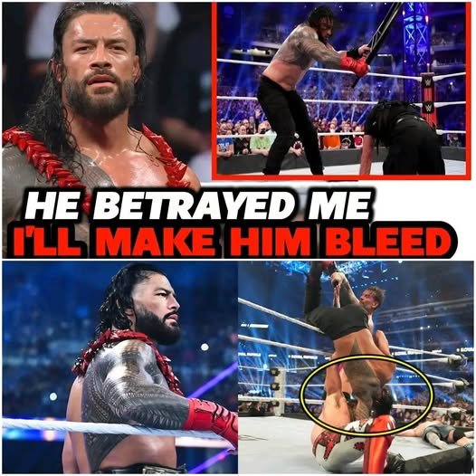 Roman Reigns Sends Brutal Warning to Seth Rollins: “I’ll Make You Bleed” After Shocking Betrayal