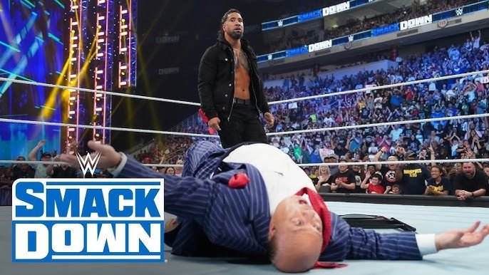 BREAKING NEWS‼️ Jey Uso DESTROYS Paul Heyman at WWE SmackDown Live Event – The Bloodline Crumbles Further!