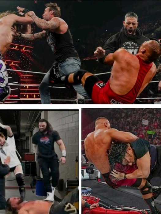THE KINGDOM STRIKES BACK!” – ROMAN REIGNS & CM PUNK DESTROY SETH ROLLINS, BRON BREAKKER & PAUL HEYMAN IN SHOCKING SMACKDOWN ATTACK!